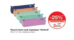 Monoprix OXFORD Fourre-tout rond classique offre