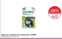 Monoprix DYMO Ruban de recharge pour étiqueteuse offre