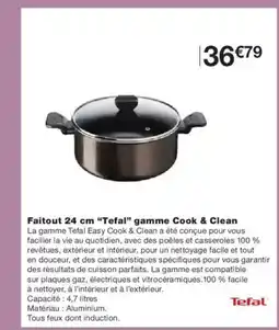 Monoprix TEFAL Faitout gamme Cook & Clean offre