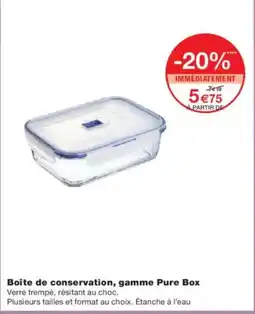 Monoprix Boîte de conservation, gamme Pure Box offre