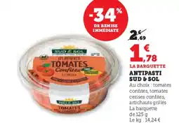 Hyper U SUD & SOL Antipasti offre