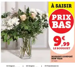 Hyper U Bouquet composé new year offre
