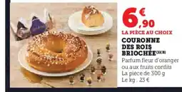 Hyper U Couronne des rois briochée offre