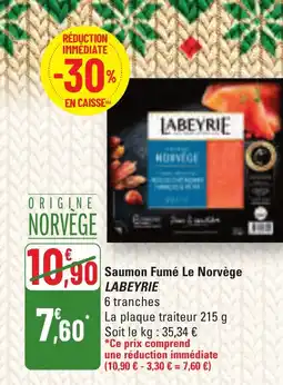 G20 LABEYRIE Saumon Fumé Le Norvège offre