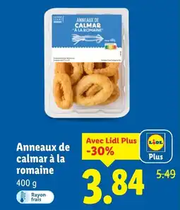 Lidl Anneaux de calmar à la romaine offre