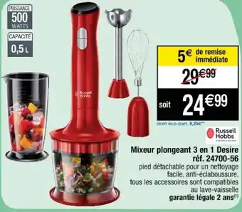 Mixeur plongeant 3 en 1 Desire réf. 24700-56