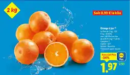 Lidl Orange à jus offre