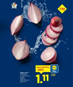Lidl Oignon rosé offre