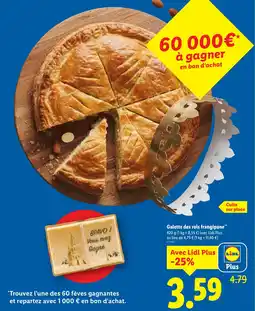 Lidl Galette des rois frangipane offre