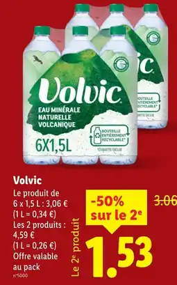 Lidl VOLVIC offre