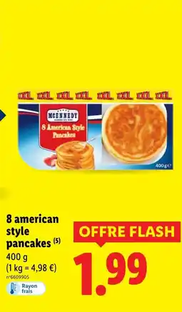 Lidl MCENNEDY 8 american style pancakes offre