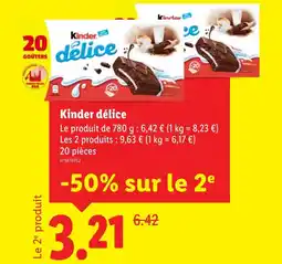 Lidl KINDER délice offre