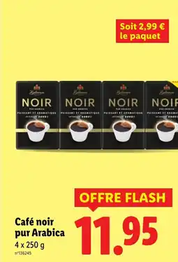 Lidl DELUXE Café noir pur Arabica offre