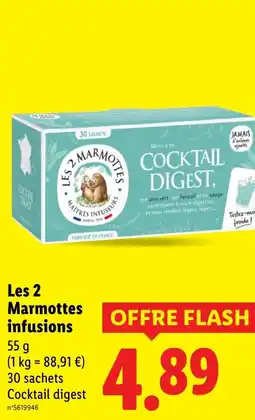 Lidl Les 2 Marmottes infusions offre
