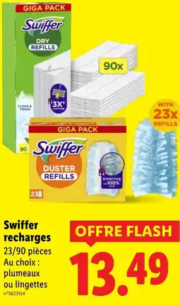 Lidl SWIFFER recharges offre