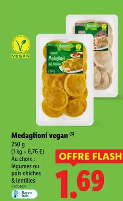 Lidl VEMONDO Medaglioni vegan offre