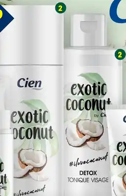 Lidl CIEN Mousse nettoyante ou tonique visage détox coco offre
