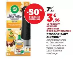 Hyper U Air wick - desodorisant offre