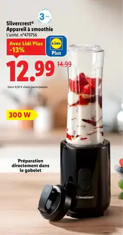 Lidl SILVERCREST Appareil à smoothie offre