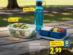 Lidl SISTEMA Boîte repas ou bouteille offre