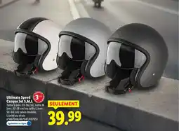Lidl Ultimate Speed 3 Casque Jet S,M,L offre