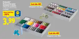 Lidl CRELANDO Accessoires pour machine à coudre offre