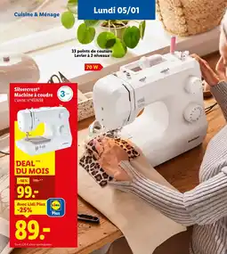 Lidl SILVERCREST Machine à coudre offre
