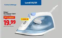 Lidl PHILIPS Fer à repasser vapeur offre