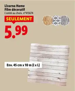Lidl Livarno Home Film décoratif offre