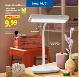 Lidl Livarno Home Lampe de table à LED offre