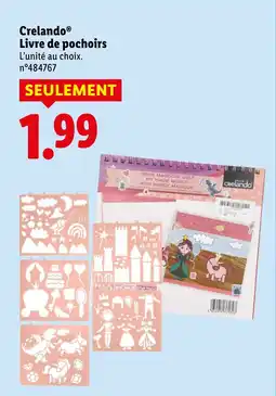 Lidl CRELANDO Livre de pochoirs offre