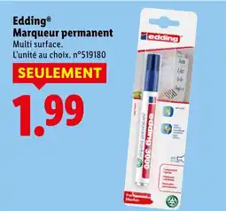 Lidl EDDING Marqueur permanent offre