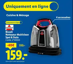 Lidl BISSELL Nettoyeur Multiclean Spot & Stain offre