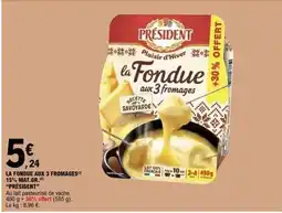 E.Leclerc La Fondue aux 3 Fromages offre