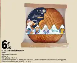 E.Leclerc LA GALETTE SABLÉE NATURE offre