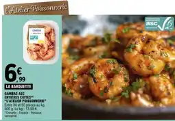 E.Leclerc Gambas ASC entières cuites offre