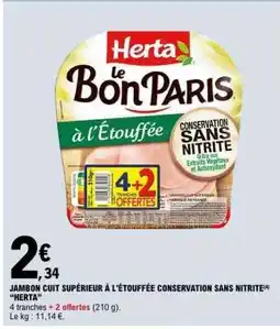 E.Leclerc Herta Le Bon Paris à l'Étouffée offre