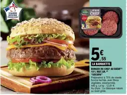 E.Leclerc BURGER DU CHEF AU BŒUF offre