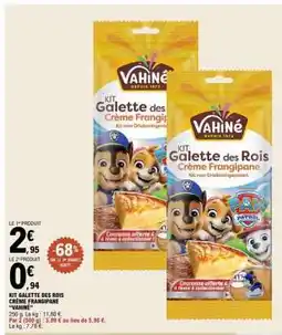 E.Leclerc KIT GALETTE DES ROIS CRÈME FRANGIPANE offre