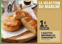 E.Leclerc 2 Galettes Individuelles Frangipane offre