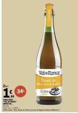 E.Leclerc CIDRE DOUX VAL DE RANCE offre