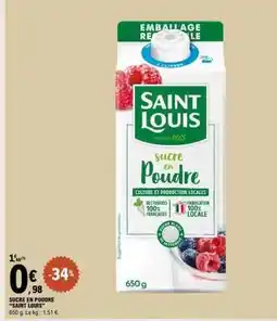 E.Leclerc Sucre en Poudre Saint Louis offre