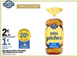 E.Leclerc Mini gâches pur beurre offre