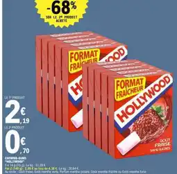 E.Leclerc CHEWING-GUMS “HOLLYWOOD” offre
