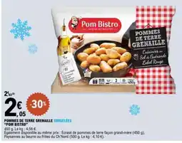 E.Leclerc POMMES DE TERRE GRENAILLE SURGELÉES “POM BISTRO” offre