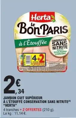 E.Leclerc HERTA Le bon Paris offre