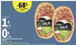 E.Leclerc Pizza L'Ovale Lardons Chèvre Affiné offre