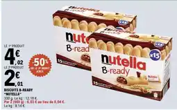 E.Leclerc BISCUITS B-READY NUTELLA offre