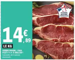 E.Leclerc Viande Bovine : Faux-Filet offre