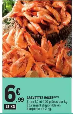 E.Leclerc CREVETTES ROSES offre